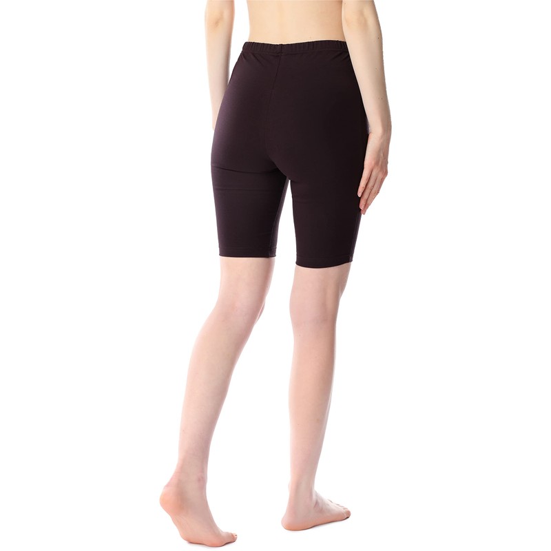 Bellivalini Women's Short Cotton Leggings BLV50-200, brown