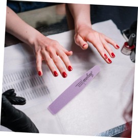 Baluue 10pcs Double-sided Nail Buffer Sponge Files for Smooth Finishing and Removal Washable Nail Buffing Blocks for False Compact and Portable Manicure Tools