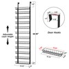 Churboro Over the Door Pantry Organizer Rack with 12 Adjustable