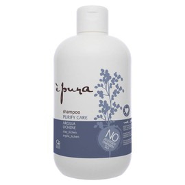 È Pura - Purify Care Shampoo - Behandlung für fettiges und öliges Haar mit zu viel Talg - beinhaltet Clay und Lichen - 400 ml