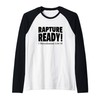 Rapture Ready Jesus Is Coming Soon Prophetic Christian Raglan Baseball