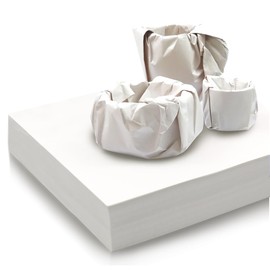 GRANDAN 12x12 inch Packing Paper for Moving, 100 Sheets Protecting Fragile Glasses, china and Artworks, Small White Square Wrapping Paper for Moving Box Fillerc & Shipping