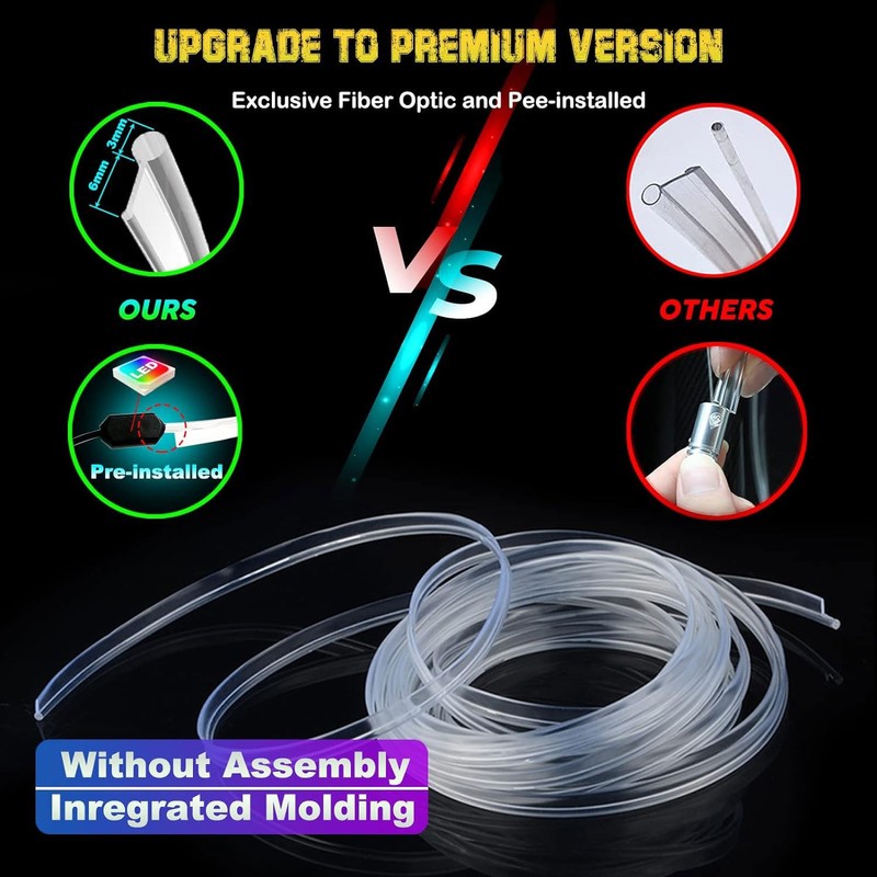 Car LED Interior Lighting, 6 m / 6 in 1