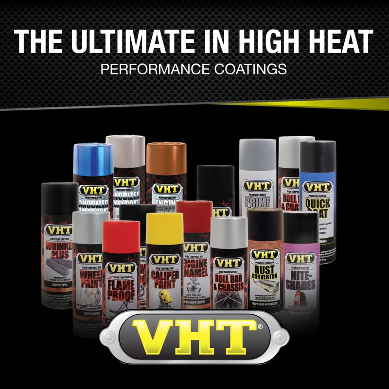 VHT SP404-6PK Engine Metallic High Heat Spray Paint – Gold