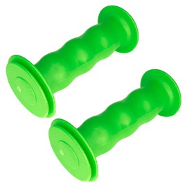 cyclingcolors Bicycle Grips Children's Bicycle Handlebar Grips with Safety 19 mm Length 85 mm Grips Rubber Grips Rubber Tricycle Scooter Pair, Green
