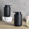 BosilunLife Black Soap Dispenser Set - 2 Pack 12oz Ceramic