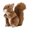 Living Nature AN49 Soft Toy Squirrel, Unknown, Large (17cm), brown