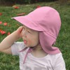 Baby Flap Sun Hat Wide Brim Quick Dry Cotton Adjustable