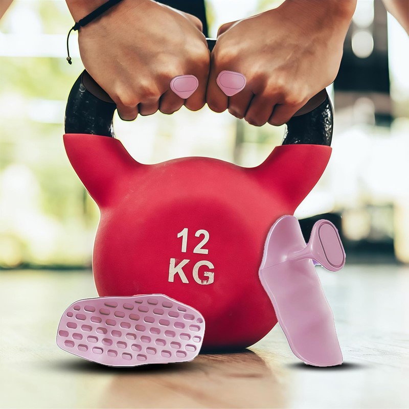 LUMOOM Non-Slip Gym Grips, Grip Padding for Weight Training, Grip