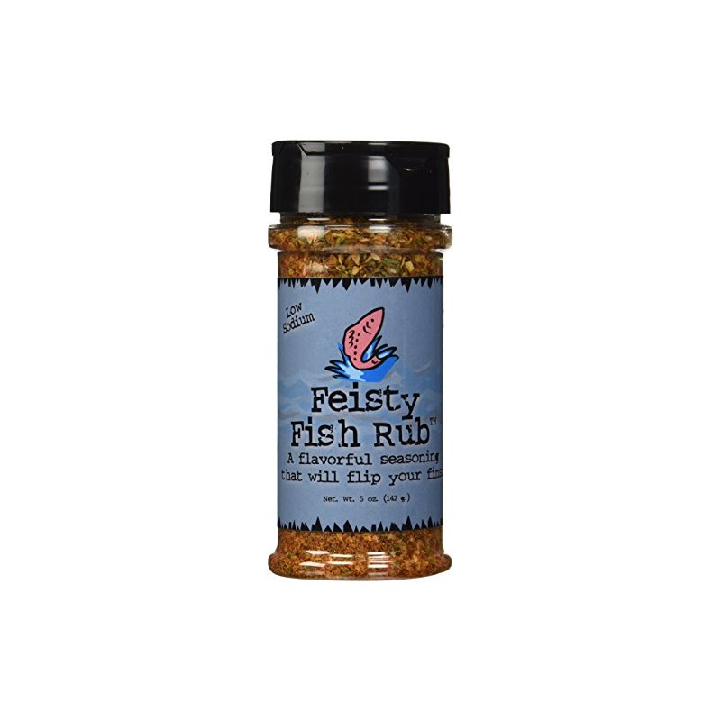 Mom's Gourmet Spice Blends, Feisty Fish Rub, 5 Ounce