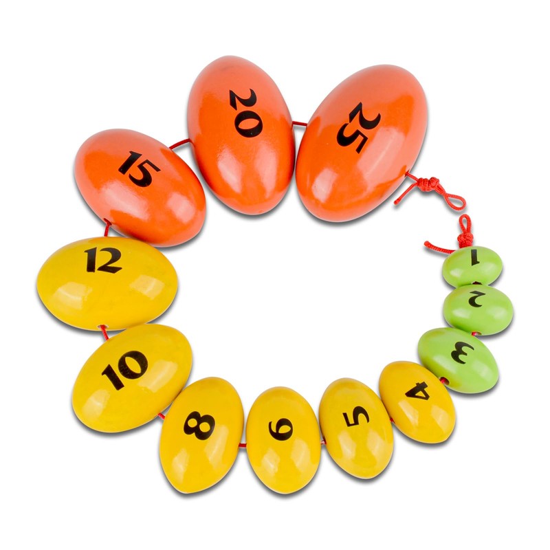 Skillssist Wooden Prader Orchidometer, Prader Balls, Endocrine Rosary for Endocrinologist