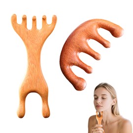 2 Stück Massagekamm,Kopfmassage,Scalp Massager,Kopfhaut Kamm,Kopfmassagegerät,Unisex-Körpermassagegerät, Perfekt für zu Hause Oder Unterwegs