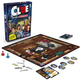 Hasbro Cluedo Board Game - Edition for Rivals, One-to-One for 2 Players, Fast Classic Detective Game for Children from 8 Years: Discover Who Committed the Crime