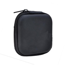 OSALADI Assorted Eva Earphones Storage Case Mini Shockproof Pouch for Earbuds Headphones USB Cables Portable Travel Carrying Organizer Black