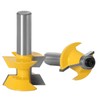 Gasea 1/2 Inch Shank 120 Degree Tongue Groove Router Bit