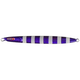 JACKALL Metal Jig Lure, Anchovy Metal, Type 3, 5.6 oz (160 g), Purple/Glow Stripe