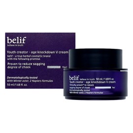 Belief Youth Creator Age Knockdown V Cream 50ml Nourishing Cream Wrinkle-Improving Cosmetics / 빌리프 유쓰 크리에이터 에이지 넉다운 브이 크림 50ml 영양크림 주름개선화장품