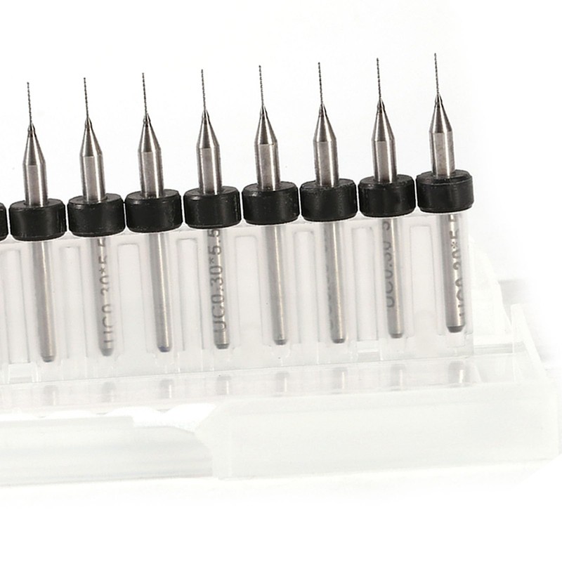 10pcs PCB Print Circuit Board Carbide Micro Drill Bits Tool