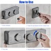 QHENS Clothes Line Balcony Extendable Wall Mounting, 2 x 5
