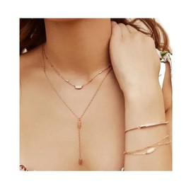 Kendra Scott Women's Fern Y Necklace Rose Gold