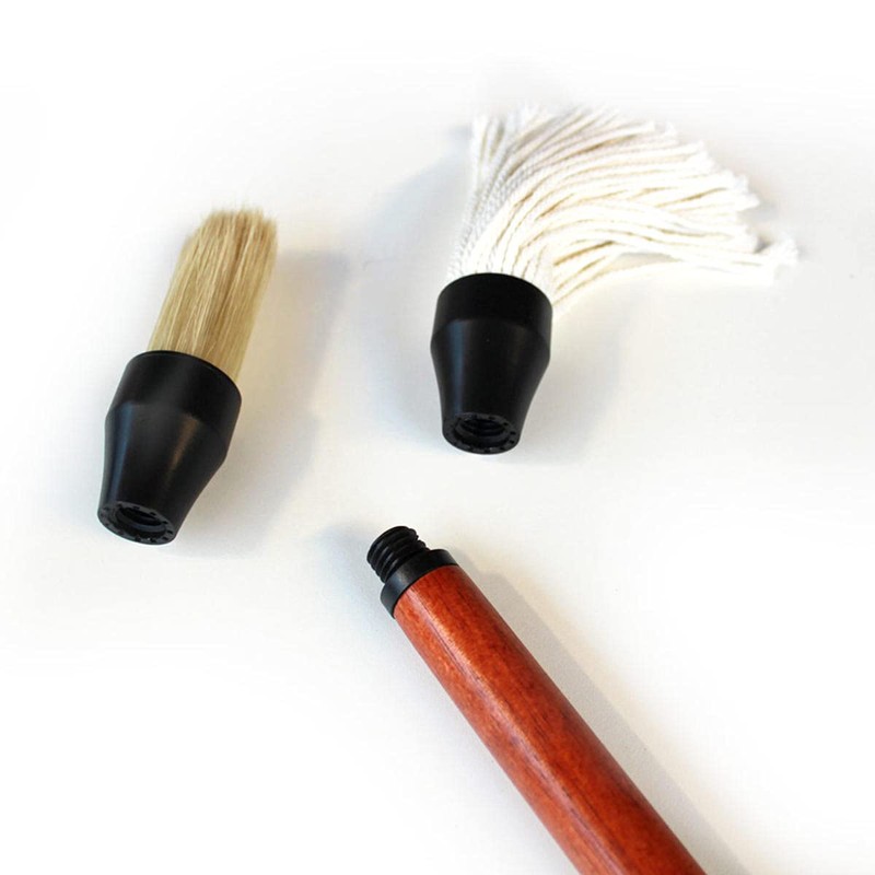 SANTOS Grill mop with interchangeable head - marinate, glaze, mopping