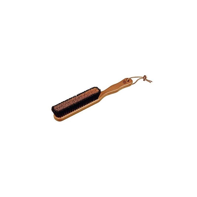 Redecker Natural Pig Bristle/Bronze Wire Clothes Brush with Oiled Pearwood