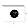 Cat Thank You Greeting Notecard Handmade 5x7 card black cat