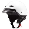 LS2 Helmets Bagger Motorcycle Half Helmet (Gloss White - Medium)