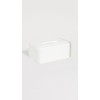 Jonathan Adler Hollywood Long Tissue Box - Clear, White, One