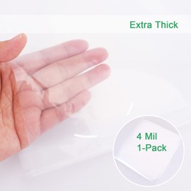4 Mil Mattress Bag for Moving and Storage, Twin XL Mattress Storage Bag, Plastic Heavy Duty Mattress Bags for Long -Term Storage and Disposal, Mattress Furniture Cover, 1 Pack