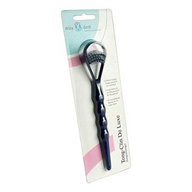 MIRADENT Zungenreiniger Tong-Clin de Luxe blau 1 St