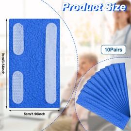 Boao 20 Pieces Nasal Cannula Ear Cushions Soft Oxygen Ear Pads Oxygen Tubing Cushion Comfort Cannula Wrap Cover Supplies Accessories(Dark Blue)