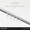 EverTrack Curtain Track - Corner Section for Ceiling Curtain Track