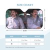 Funny Windshield Sun Shade Foldable Sunshade for Car Windshield Covers