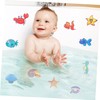 Kisangel Anti Slip Bath Stickers 10pcs Nonslip Bathtub Stickers Cartoon