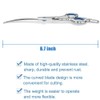 Curved Dog Grooming Scissors with Safety Round Tips, Light Weight