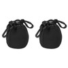 PATIKIL 2pcs 7x10cm Camera Lens Bag Drawstring Lens Pouch with