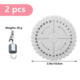 DHER kumihimo Weight Kumihimo Braiding Disc Braider Braiding Fixing Plate, Plate Braider Handmade Braided Cord Tail Clip Attachment Tool, Handmade Plate Braider Braided Cord