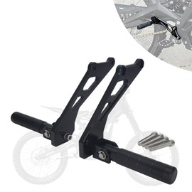 BAOUFF Rear Foot Pegs for Surron,Foldable Passenger Rest Pedal with Bracket CNC for Dirt Bike Surron Light Bee X/Surron Light Bee S/L1E/X260/X160