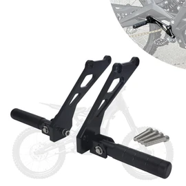 Rear Foot Pegs for Surron,Foldable Passenger Rest Pedal with Bracket CNC for Dirt Bike Surron Light Bee X/Surron Light Bee S/L1E/X260/X160