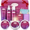 GOWLAVER Lavender Spa Gift Set for Women Bath Body Care
