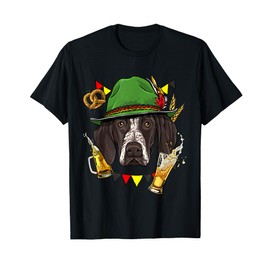 German Shorthaired Pointer Germany Oktoberfest Beer Fest Dog T-Shirt
