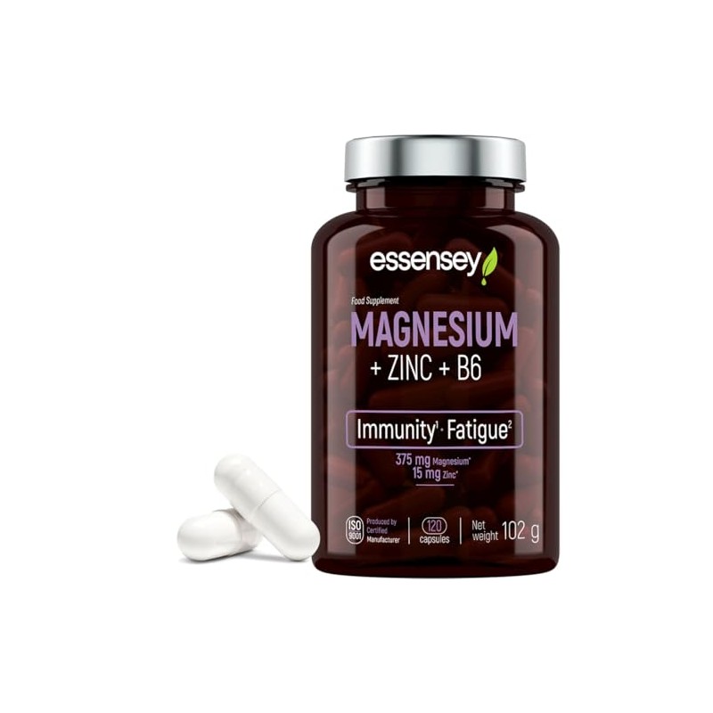 Essensey Magnesium + Zinc + Vitamin B6 Complex - Magnesium