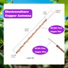 Electroculture Plant Stakes,99.99% Pure Copper Electroculture Copper Gardening Antenna for