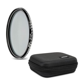 NiSi 82mm True Color CPL PRO Nano Filter Bundle with Hard-Shell Filter Case (Fits 8 Filters up to 95mm)