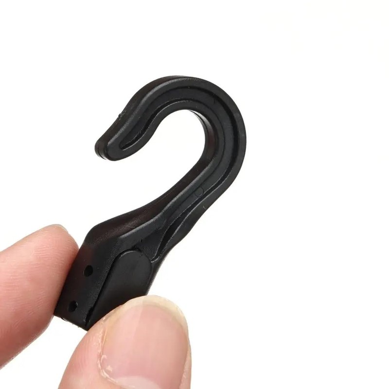 DraCra 15 Pack Shock Cord Hooks Terminal End with Quick