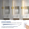 Epinl Gold Vanity Lights for Bathroom - 31.5 inch Brushed