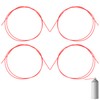 4 Pcs Spray Can Replacement Straws Can Straw Red Straws