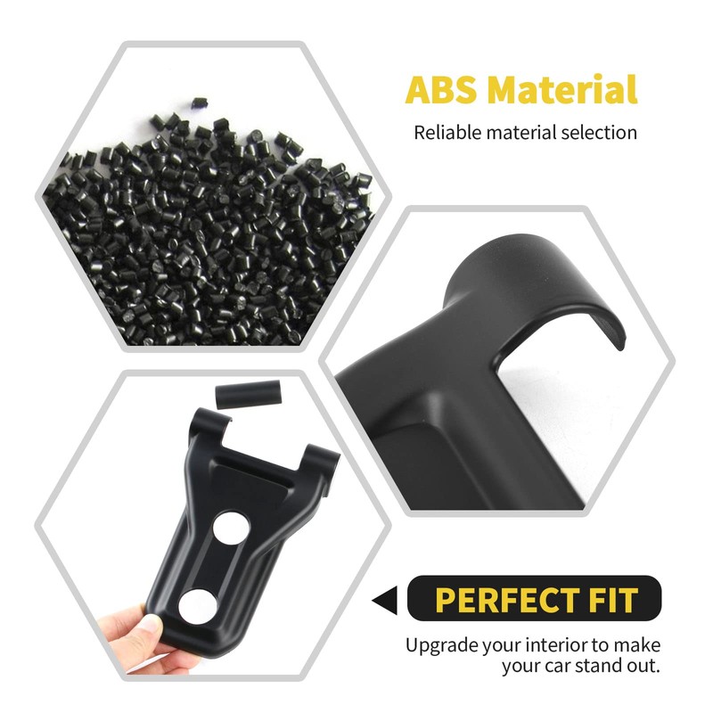 RT-TCZ Hood Hinge Cover Exterior Decoration Kits Accessories for Jeep