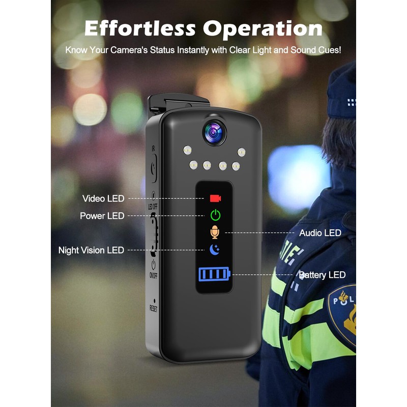 SPIKECAM Body Camera A1 No Card